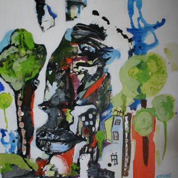 Pintura titulada "toiles_stef_juillet…" por Essebe, Obra de arte original