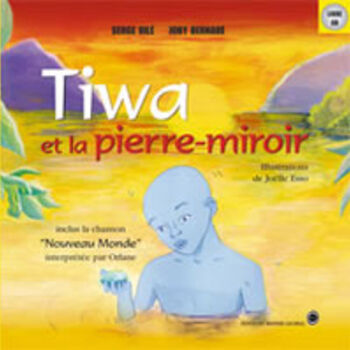 Ζωγραφική με τίτλο "Tiwa et la pierre-m…" από Joëlle Esso, Αυθεντικά έργα τέχνης