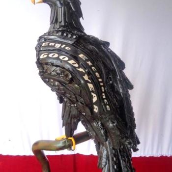 Skulptur mit dem Titel "ESCULTURAS FEITAS D…" von A.C Estanagel, Original-Kunstwerk