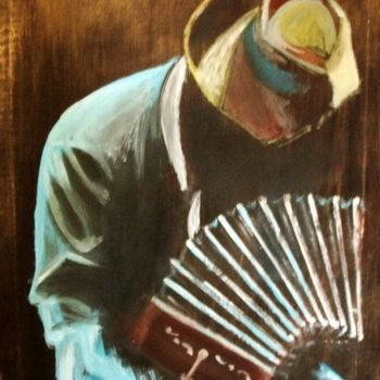 Painting titled "bandoneon riproduzi…" by Esteban, Original Artwork