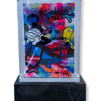 Sculpture titled "Do the impossible" by Esteban Vera (EVera), Original Artwork, Acrylic