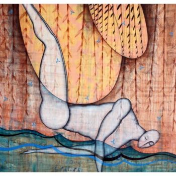 Pintura titulada "Tendrás tu Mar" por Estela Estevez Dieppa, Obra de arte original, Oleo