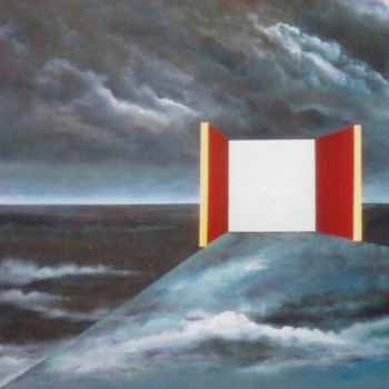 Peinture intitulée "Sky Gate" par Estelle Schmidheiny, Œuvre d'art originale, Acrylique