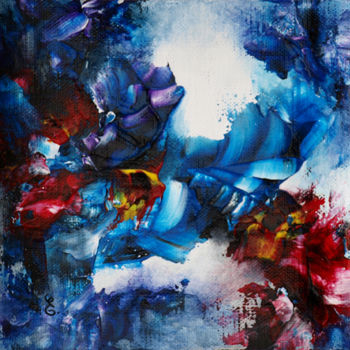 Картина под названием "Fantasmagoria" - Estelle Barbet, Подлинное произведение искусства, Акрил Установлен на Другая жесткая…