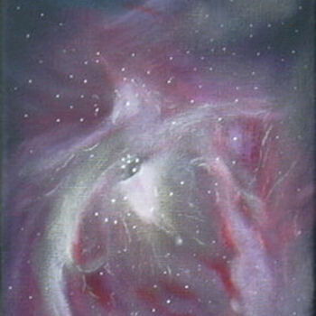 Malerei mit dem Titel "nebuleuses" von Estelle D, Original-Kunstwerk, Andere