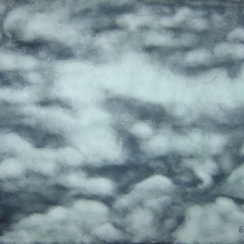 Dibujo titulada "ciel-d-orage" por Estelle D, Obra de arte original, Otro