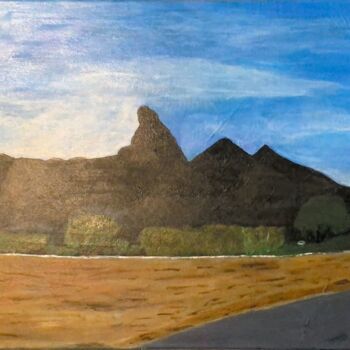 Painting titled "Arizona" by Estelle Savarit, Original Artwork, Acrylic
