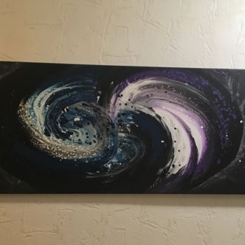 Painting titled "Fusion" by Estelle Pax, Original Artwork, Acrylic