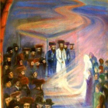 Картина под названием "свадьба" - געציל, Подлинное произведение искусства