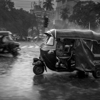 Photographie intitulée "Storm in Bombay" par Estêvão Lafuente, Œuvre d'art originale, Photographie numérique