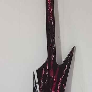 Pintura titulada "Ilusão de guitarra" por Estevão Páixão, Obra de arte original, Acrílico Montado en Bastidor de camilla de…