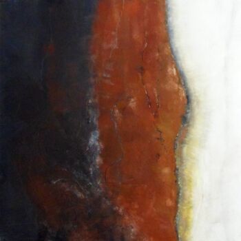 Malerei mit dem Titel "lézardes" von Esteves De Cooman, Original-Kunstwerk, Öl