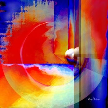 Artes digitais intitulada "Abstract_02" por Angel Estevez, Obras de arte originais, Pintura digital