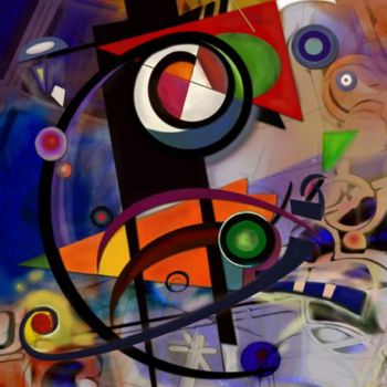 Arts numériques intitulée "Master of the colors" par Angel Estevez, Œuvre d'art originale, Peinture numérique
