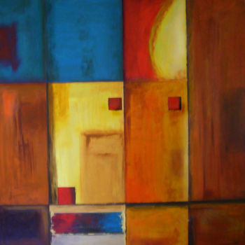 Картина под названием "Abstract 106" - Angel Estevez, Подлинное произведение искусства, Акрил