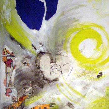 Peinture intitulée "Dans le Tourbillon…" par Esther, Œuvre d'art originale
