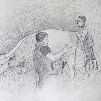 「Vélage N°6」というタイトルの描画 Estherによって, オリジナルのアートワーク