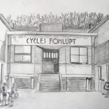 Zeichnungen mit dem Titel "FONLUPT 01" von Esther, Original-Kunstwerk