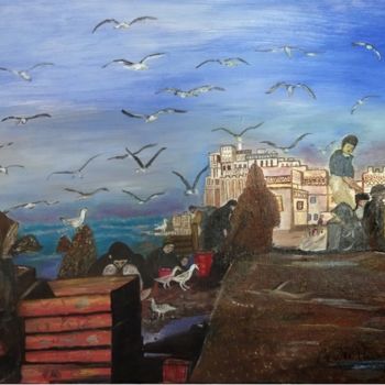 Peinture intitulée "Tunisie" par Demoncheaux, Œuvre d'art originale, Huile
