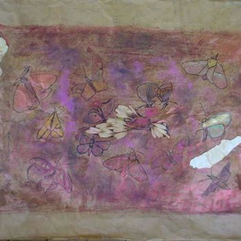 Painting titled "madame butterfly" by Laetitia Audrey Boswell, Original Artwork, Oil
