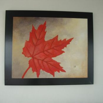 Painting titled "Maple" by Edith Succar, Original Artwork
