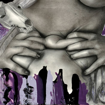 Peinture intitulée "Anorexia Posession" par Esy_lansk_art, Œuvre d'art originale, Acrylique
