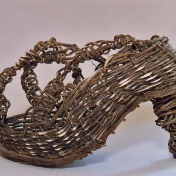 Skulptur mit dem Titel "chaussure serie poi…" von Carole Louise Barbier, Original-Kunstwerk