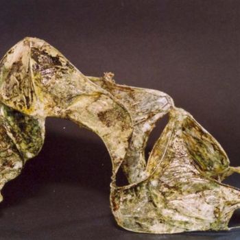 Escultura titulada "chaussure serie poi…" por Carole Louise Barbier, Obra de arte original