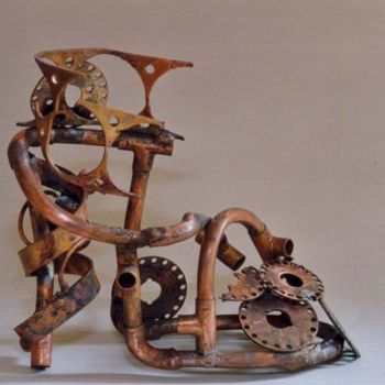 Sculpture titled "gaz et eau.Série po…" by Carole Louise Barbier, Original Artwork