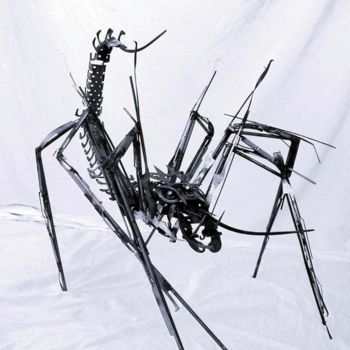 Sculpture intitulée "le scorpion du mexi…" par Carole Louise Barbier, Œuvre d'art originale