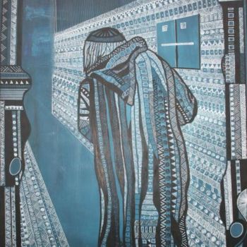Pintura titulada "le juif errant" por Carole Louise Barbier, Obra de arte original