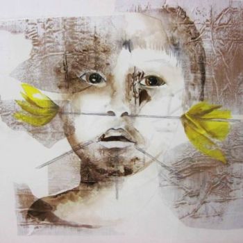 Malarstwo zatytułowany „enfant d'amazonie” autorstwa Carole Louise Barbier, Oryginalna praca