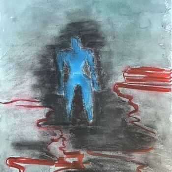 Painting titled "Desperation of a Pa…" by Eteri, Original Artwork, Pastel