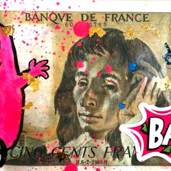 Ζωγραφική με τίτλο "BARBAPAPA'S MYSTERY…" από Ethan Bang-Bang, Αυθεντικά έργα τέχνης, Ακρυλικό