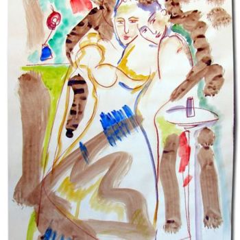 Картина под названием "A" - Ethel Muniz, Подлинное произведение искусства