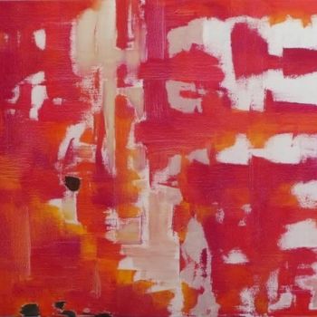 Painting titled "PERIPLE ROUGE" by Maïté Morillon, Original Artwork