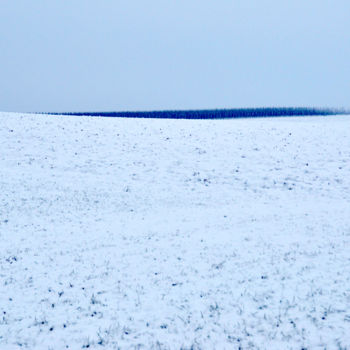 Photographie intitulée "Horizon de neige" par Etienne Coumanne, Œuvre d'art originale