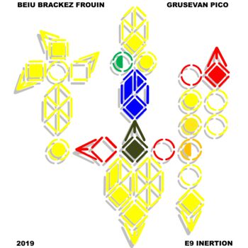 「BEIU BRACKEZ GRUSEV…」というタイトルのデジタルアーツ Etienne Frouin (E9 Inertion)によって, オリジナルのアートワーク, 2Dデジタルワーク