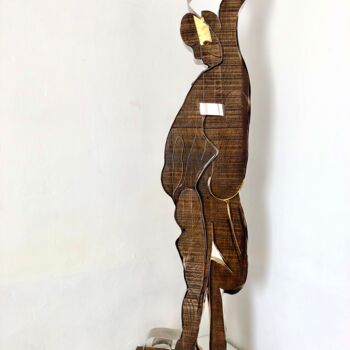 Sculpture titled "sans titre10" by Étienne Dupé, Original Artwork, Wood