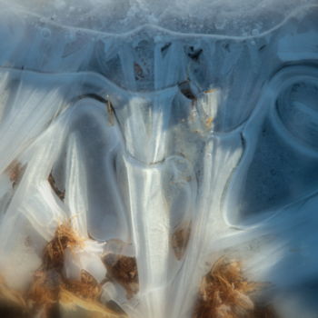 Photographie intitulée "Volutes glaciales" par Etienne Sabattier, Œuvre d'art originale