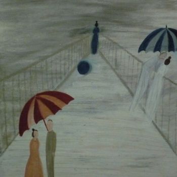 Peinture intitulée "Promenade aux parap…" par Etolessence, Œuvre d'art originale