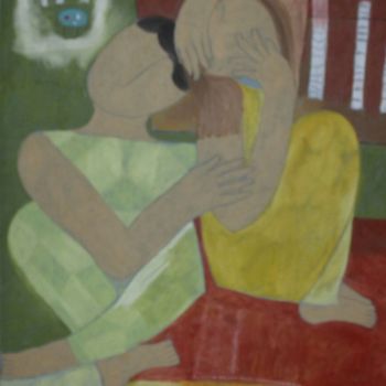 Peinture intitulée "Songe aux Arbres ro…" par Etolessence, Œuvre d'art originale