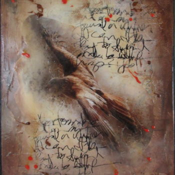 Ζωγραφική με τίτλο "Let go" από Ellen Hendrikx, Αυθεντικά έργα τέχνης, Ακρυλικό