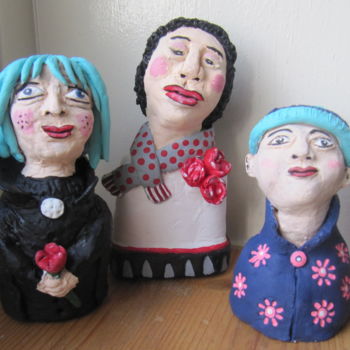 手工艺品 标题为“doll family” 由Ellen Hendrikx, 原创艺术品