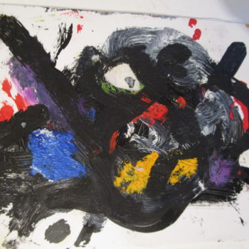 Pintura titulada "Abstrait" por Eugenio Otero Vilchez, Obra de arte original, Oleo
