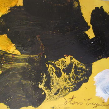 Ζωγραφική με τίτλο "Abstrait" από Eugenio Otero Vilchez, Αυθεντικά έργα τέχνης, Λάδι