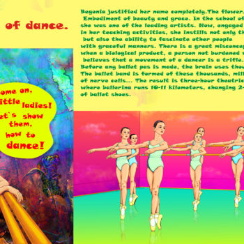 Artes digitais intitulada "bailarinas.jpg" por Eugenia Spilnik, Obras de arte originais