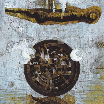 Artes digitais intitulada "Z cyklu: Znaki i sy…" por Eugeniusz Delekta, Obras de arte originais, Pigmentos