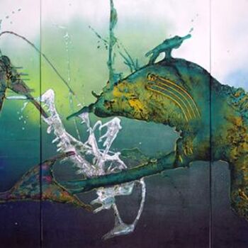Malarstwo zatytułowany „Underwater II” autorstwa Eunice Maia, Oryginalna praca