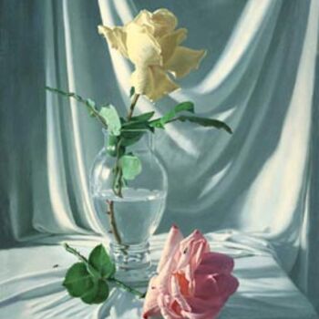 Malarstwo zatytułowany „roses en blanc” autorstwa Lee James S Ramos, Oryginalna praca